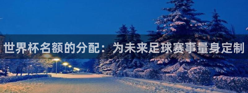 2026年世界杯赛程表时间：世界杯名额的分配：为未来足球赛事量身定制